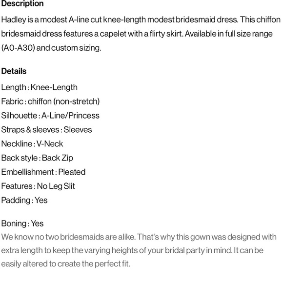 NEW 🖤Black Azazie Dress - zippered back. Plus sized - Picture 11 of 12